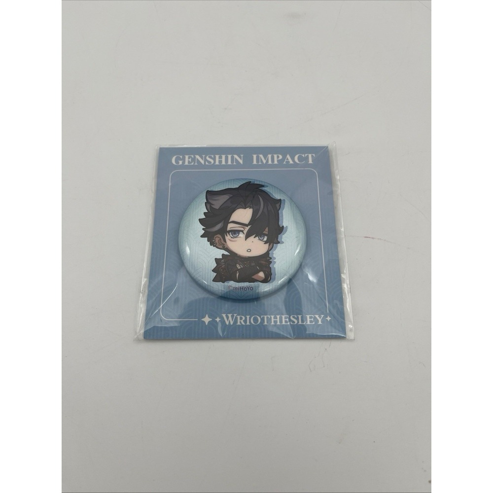 Genshin Impact Wriothesley mihoyo Chibi Emoticon Series Character Badge